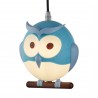 NOVELTY CHILDRENS OWL PENDANT BLUE 0113BL