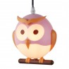 0113PI NOVELTY CHILDRENS OWL PENDANT PINK 0113PI