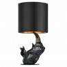 LAMPE DE TABLE CONTENPORAINE NOIR 1XE14 MOD470