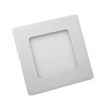 Downlight extra plat 6W 450lm 4000K non orientable Carré Blanc