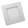 Downlight extra plat 6W 450lm 4000K non orientable Carré Blanc