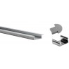 Profil pour ruban LED PVC Extérieur:1Mt x 22mm x 6mm