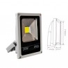 Projecteur LED 20W 1300Lm 6000K IP65