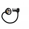 Projecteur sur rail 7W 600Lm 3000K Flexible NOIR