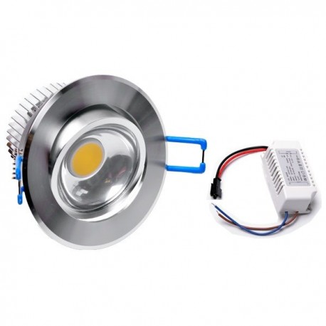 Spot 5W 450Lm 4000K orientable Alu Brossé