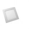Downlight extra plat 18W 1550lm 6400K non orientable Carré Blanc