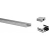 Profil pour ruban LED PVC Extérieur:1Mt x 25mm x 8,3mm