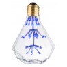 Ampoule déco diamant Bleu E27 1.8W