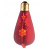 Ampoule deco ST64 ROUGE/NEIGE 1.8W E27