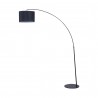 Lampadaire Noir Abat-jour 1xE27 Z328